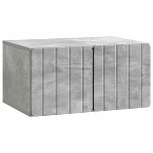 vidaXL Fali TV szekr&eacute;ny 59,5 x 41 x 30 cm Betonsz&uuml;rke Szerelt Fa