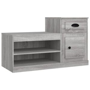 vidaXL sz&uuml;rke sonoma sz&iacute;nű szerelt fa cipősszekr&eacute;ny 100x42x60 cm
