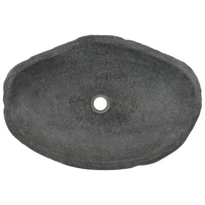 vidaXL ovális folyami kő mosdókagyló 60 - 70 cm