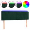 vidaXL s&ouml;t&eacute;tz&ouml;ld b&aacute;rsony LED-es fejt&aacute;mla 144x5x78/88 cm