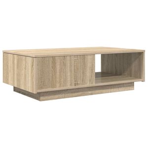vidaXL Doh&aacute;nyz&oacute;asztal Sonoma t&ouml;lgy 95 x 55 x 31 cm Szerelt Fa