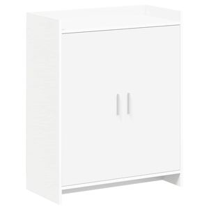 vidaXL Cipőszekr&eacute;ny t&aacute;rol&oacute;val Feh&eacute;r 73,5 x 36 x 92 cm Szerelt Fa