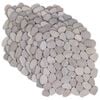 vidaXL Kavics csempe T&oacute;psz&iacute;nű 30 x 30 cm Foly&oacute; Kavics