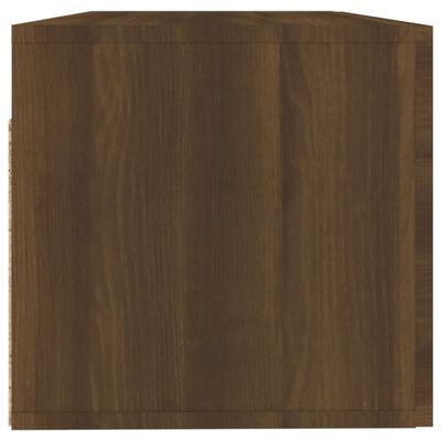 vidaXL barna tölgy színű szerelt fa faliszekrény 100 x 36,5 x 35 cm