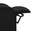 vidaXL fekete szövet felállást segítő masszázsfotel