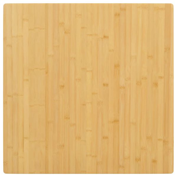 vidaXL bambusz asztallap 80 x 80 x 2,5 cm