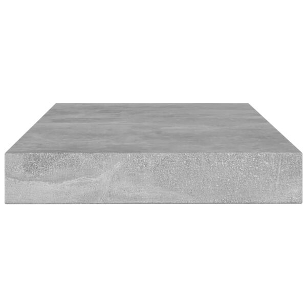 vidaXL 8 db betonszürke forgácslap könyvespolc 100 x 10 x 1,5 cm