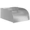 vidaXL 304-es rozsdamentes ac&eacute;l v&iacute;zes&eacute;s LED-ekkel 30 x 34 x 14 cm