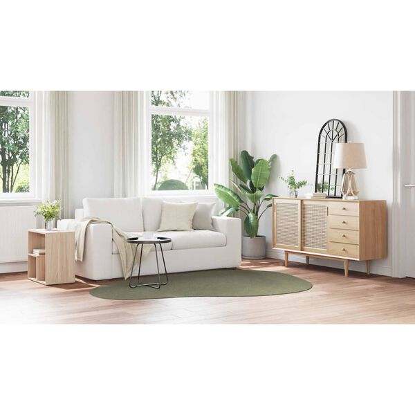 vidaXL Ter&uuml;letszőnyegek HUARTE Erdőz&ouml;ld 160 x 230 cm Poli&eacute;szter