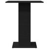 vidaXL fekete t&ouml;lgy szerelt fa bisztr&oacute;asztal 60x60x75 cm