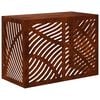 vidaXL L&eacute;gkondicion&aacute;l&oacute; Takar&oacute; Rozsd&aacute;s 100 x 50 x 70 cm
