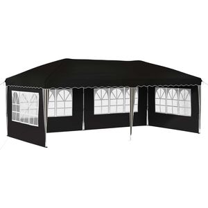 vidaXL Parti s&aacute;tor 575 x 289 x 245 cm Fekete