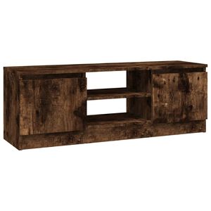vidaXL f&uuml;st&ouml;s t&ouml;lgy sz&iacute;nű TV-szekr&eacute;ny ajt&oacute;val 102 x 30 x 36 cm