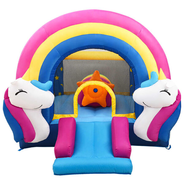 Happy Hop felfújható PVC ugráló csúszdával 335 x 265 x 215 cm