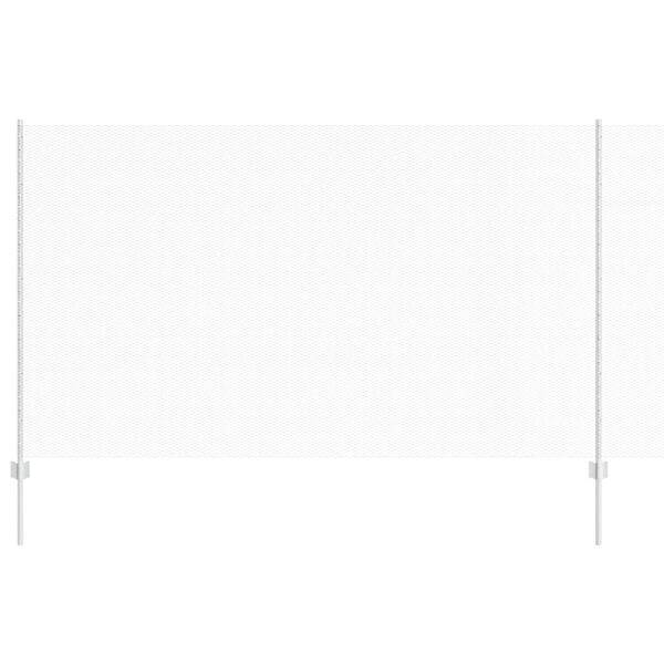 vidaXL Ker&iacute;t&eacute;s oszlopokkal Ez&uuml;st 1,4 x 10 m Ac&eacute;l