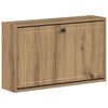 vidaXL Fali Cipőtart&oacute; EDE 71 x 17 x 43 cm Szerelt Fa K&eacute;zműves T&ouml;lgy