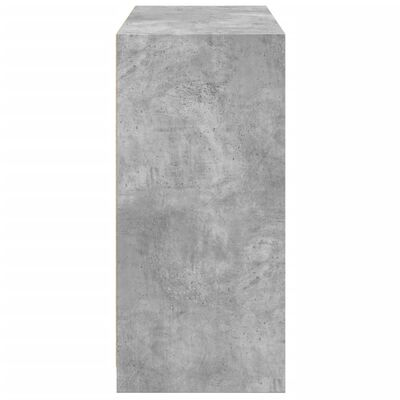vidaXL betonszürke szerelt fa ruhásszekrény 77 x 48 x 102 cm