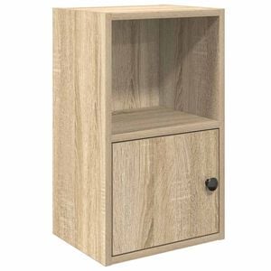 vidaXL sonoma t&ouml;lgy szerelt fa k&ouml;nyvespolc 31x24x52 cm
