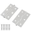vidaXL Zsan&eacute;r Egysz&iacute;nű 2 db Ez&uuml;st 58 x 35 x 1 mm Ac&eacute;l