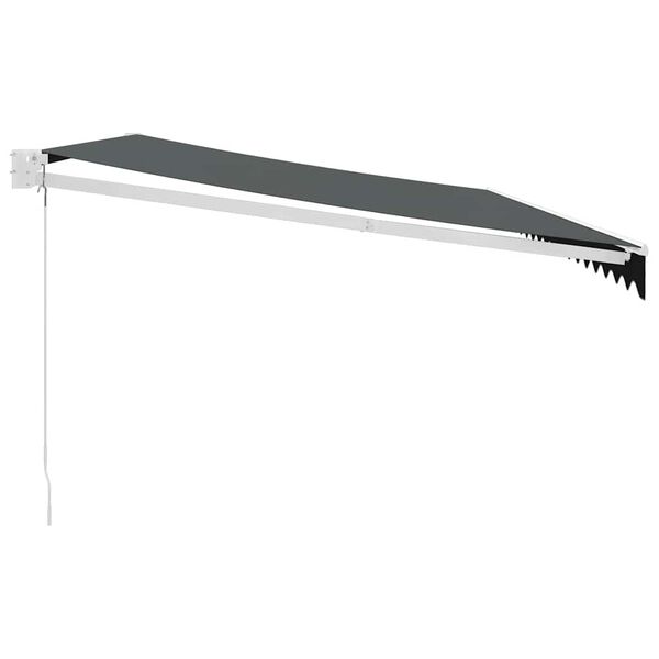 vidaXL antracit sz&ouml;vet &eacute;s alum&iacute;nium beh&uacute;zhat&oacute; napellenző 5 x 3 m