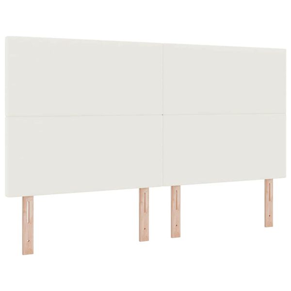 vidaXL Fejt&aacute;mla fejt&aacute;ml&aacute;val Kr&eacute;m 180 cm Műbőr