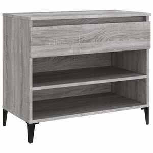 vidaXL sz&uuml;rke sonoma sz&iacute;nű szerelt fa cipősszekr&eacute;ny 70x36x60 cm