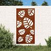 vidaXL lev&eacute;lmint&aacute;s corten ac&eacute;l kerti fald&iacute;sz 105 x 55 cm