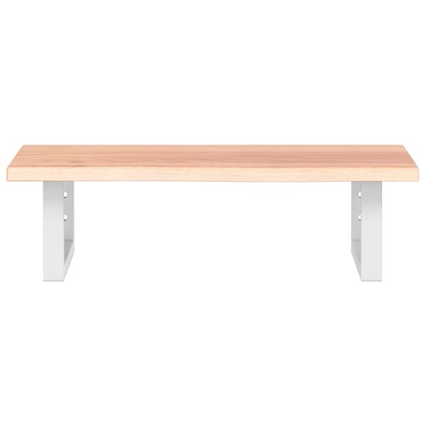 vidaXL ac&eacute;l &eacute;s t&ouml;m&ouml;r t&ouml;lgyfa falra szerelhető mosd&oacute;polc