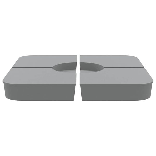 vidaXL 4 db napernyő alapk&eacute;szlet kereszt&aacute;llv&aacute;ny napernyőh&ouml;z 100 kg PP