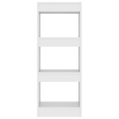 vidaXL fehér forgácslap könyvszekrény/térelválasztó 40 x 30 x 103 cm