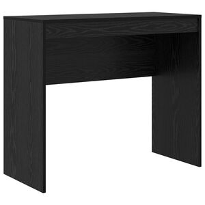 vidaXL Asztal Fekete t&ouml;lgy 90 x 40 x 76 cm