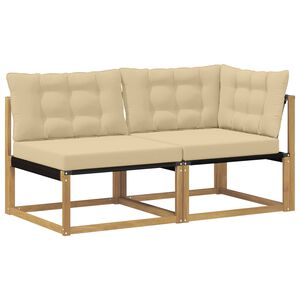 vidaXL Sarokkanap&eacute; egys&eacute;gek p&aacute;rn&aacute;val Feh&eacute;r 162,5 x 83 x 73 cm