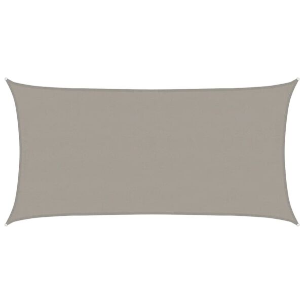 vidaXL vil&aacute;gossz&uuml;rke n&eacute;gysz&ouml;gletű HDPE napvitorla 160 g/m&sup2; 4x7 m