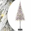 vidaXL Kar&aacute;csonyfa 300 LED-del &aacute;llv&aacute;nnyal Feh&eacute;r 210 cm PE &eacute;s Ac&eacute;l