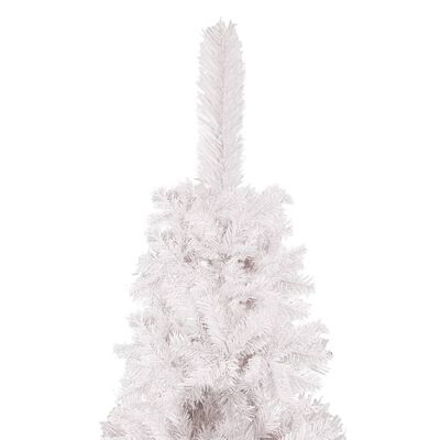 vidaXL fehér megvilágított vékony karácsonyfa 210 cm
