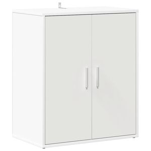 vidaX feh&eacute;r szerelt fa cipősszekr&eacute;ny 60 x 35 x 70 cm