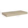 vidaXL 4 db tölgyszínű MDF lebegő fali polc 50 x 23 x 3,8 cm
