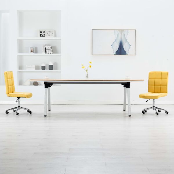 vidaXL 2 db s&aacute;rga sz&ouml;vet &eacute;tkezősz&eacute;k