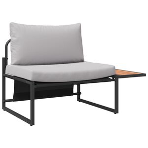 vidaXL Kerti Kanap&eacute; Szett 2 pcs Vil&aacute;gossz&uuml;rke Ac&eacute;l