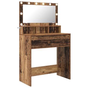 vidaXL H&aacute;l&oacute;szobai &Ouml;lt&ouml;zk&ouml;dő Asztalok &Ouml;reg fa 80 x 39,6 x 135 cm
