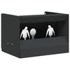 vidaXL Lőszer Csapda Doboz Fekete 29 x 22 x 20 cm Ac&eacute;l