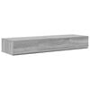 vidaXL St&uacute;di&oacute; &iacute;r&oacute;asztal Sz&uuml;rke Sonoma 110 x 40 x 19,5 cm Szerelt Fa