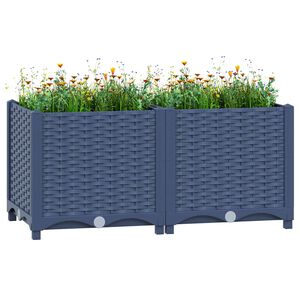 vidaXL polipropil&eacute;n magas&aacute;gy&aacute;s 80 x 40 x 38 cm
