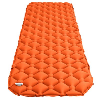 vidaXL narancssárga felfújható matrac 58 x 190 cm