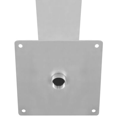 vidaXL ezüstszínű rozsdamentes acél medence-szökőkút 64 x 30 x 52 cm