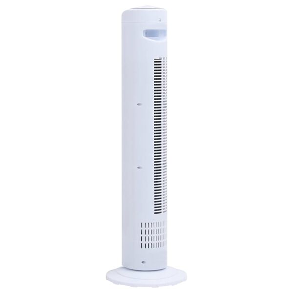 vidaXL feh&eacute;r oszlop ventil&aacute;tor &Phi;24 x 80 cm