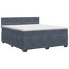 vidaXL Boxspring &aacute;gy matraccal S&ouml;t&eacute;tsz&uuml;rke 140 x 190 cm B&aacute;rsony
