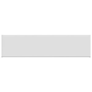 vidaXL Ablakp&aacute;rk&aacute;ny Feh&eacute;r 60 x 25 x 4,5 cm PVC