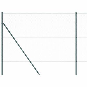 vidaXL Hatsz&ouml;gletű ker&iacute;t&eacute;s talajr&ouml;gz&iacute;tő 10 x 1,5 m PVC-bevonatos ac&eacute;l