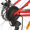 vidaXL 21 sebess&eacute;ges piros mountain bike 26 h&uuml;velykes ker&eacute;kkel 36 cm